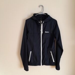 Bench Navy Windbreaker Jacket Size Small